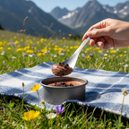 Cuillère titane dessert outdoor prairie