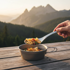 Cuillère titane repas outdoor