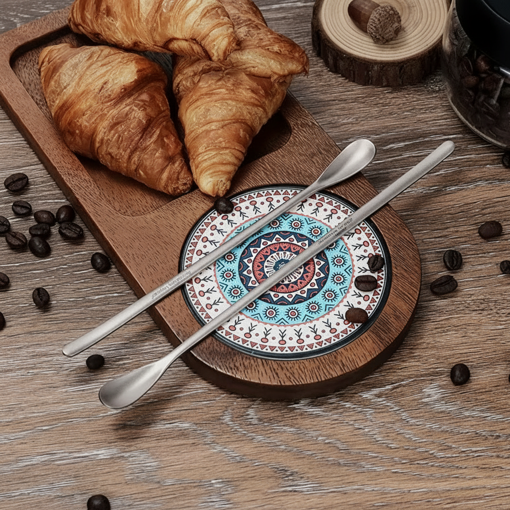 Cuillères dessous-de-plat mandala