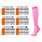 Guide des tailles des chaussettes en français