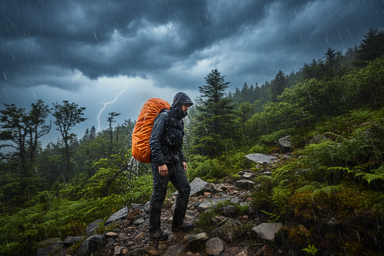 Housse de pluie sac à dos randonnée