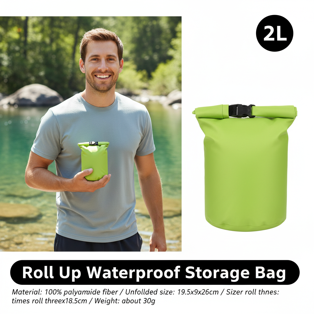 Sac étanche jaune 2L