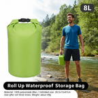 Sac étanche jaune 8L