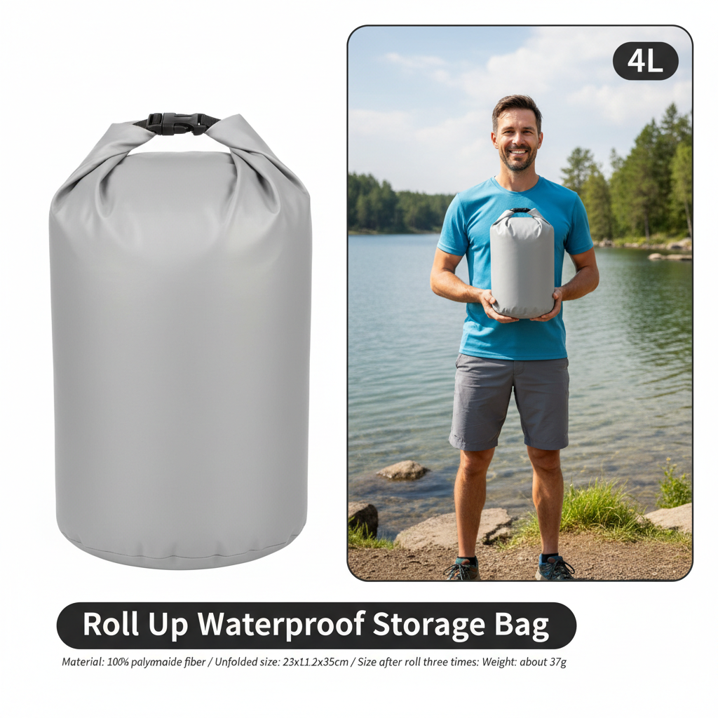 Sac étanche blanc 4L