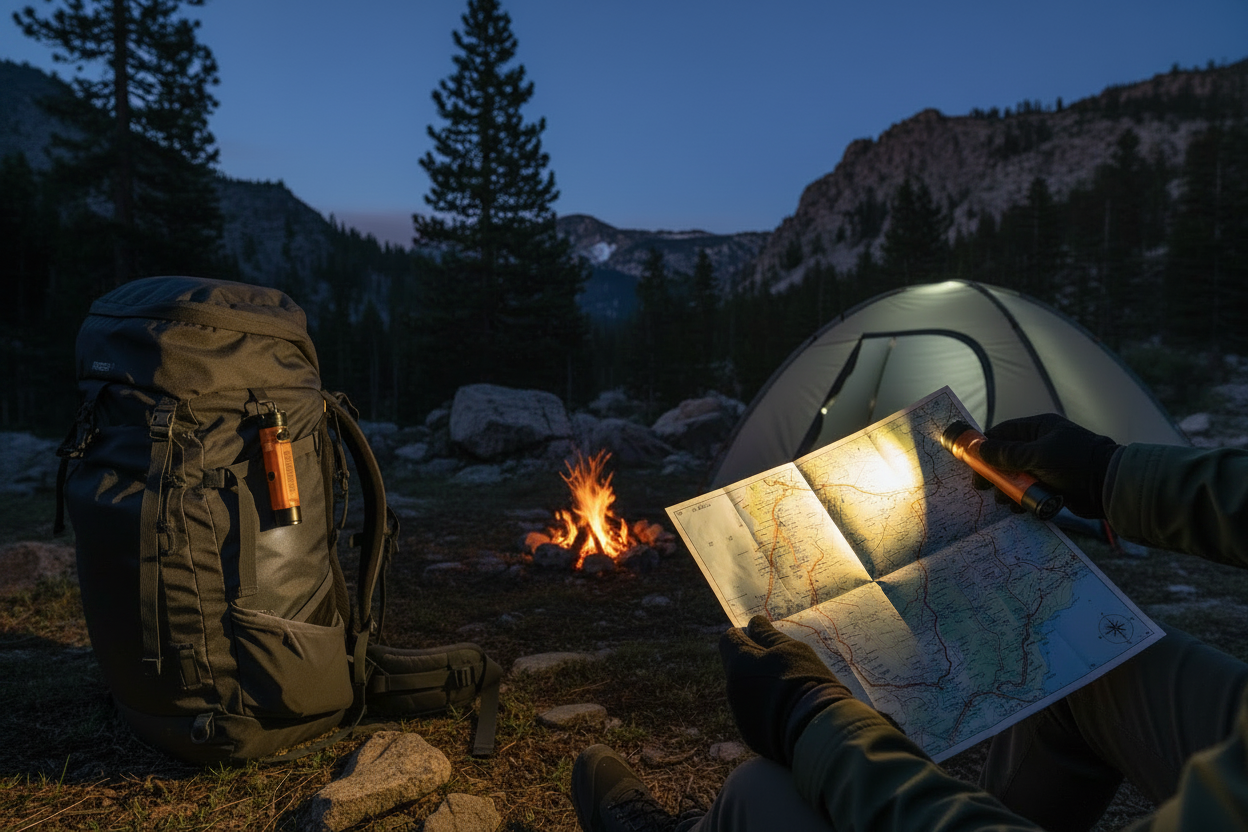 Lampe LED randonnée camping