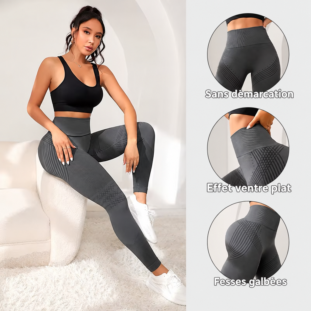 Legging avec slogans en français