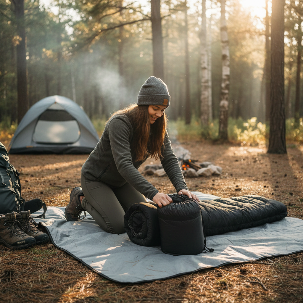 Lifestyle - enrouler le sac