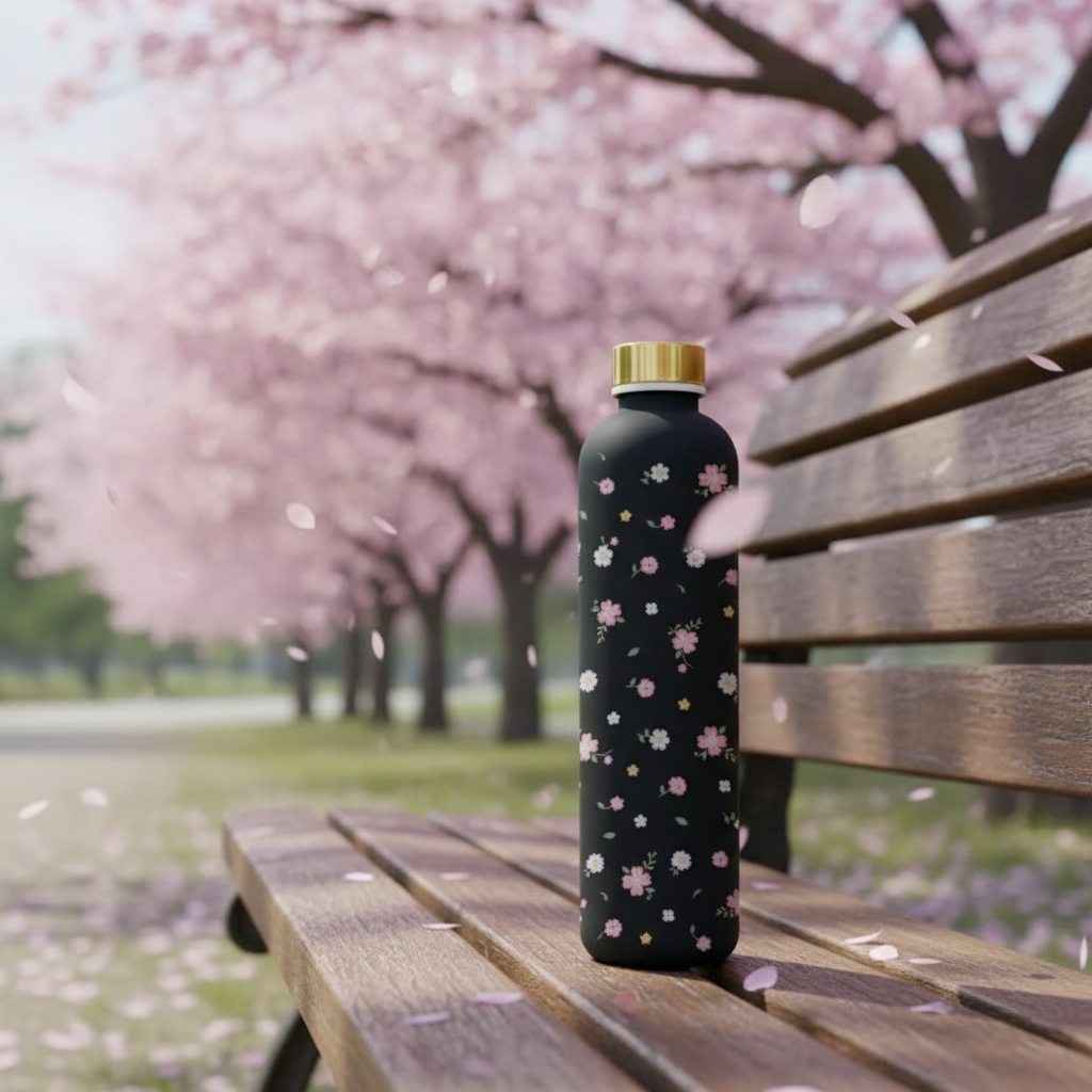 Noire - cerisiers en fleurs