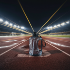Piste athlétisme - nuit stade