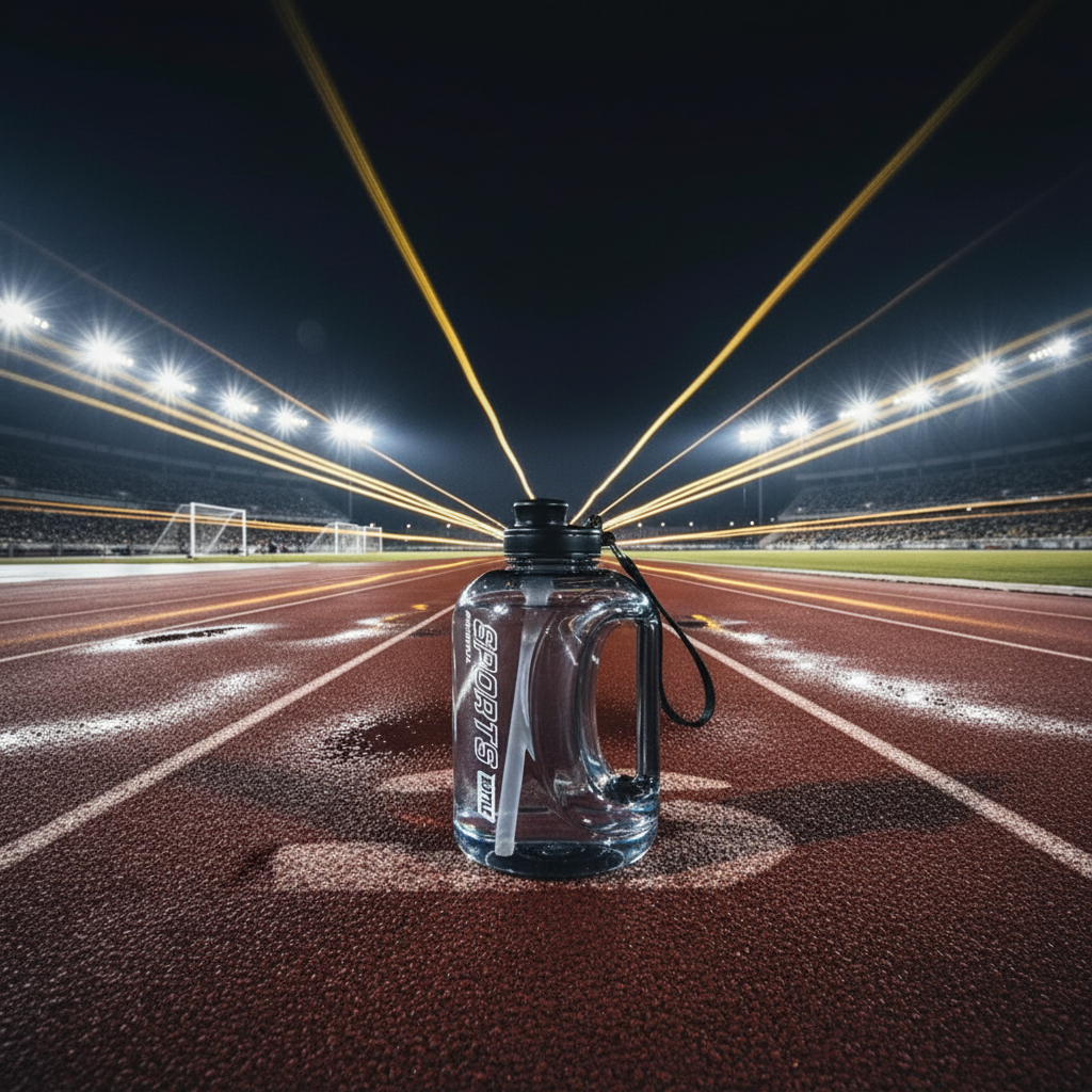 Piste athlétisme - nuit stade