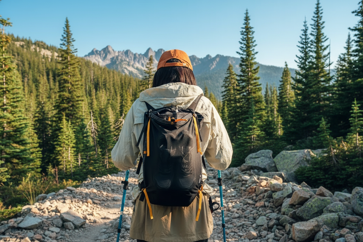 Poche kangourou tactique sac à dos randonnée montagne
