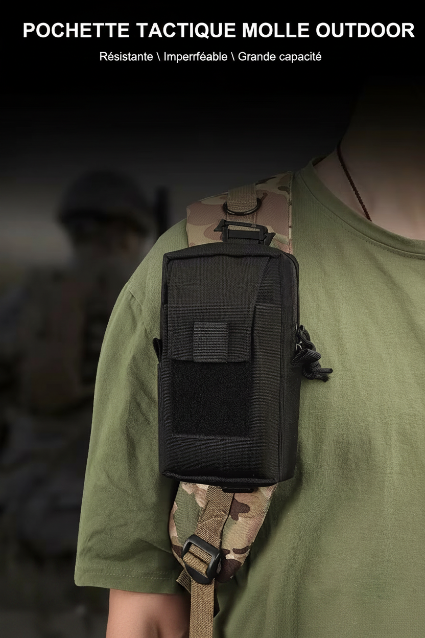 Pochette tactique Molle - version française