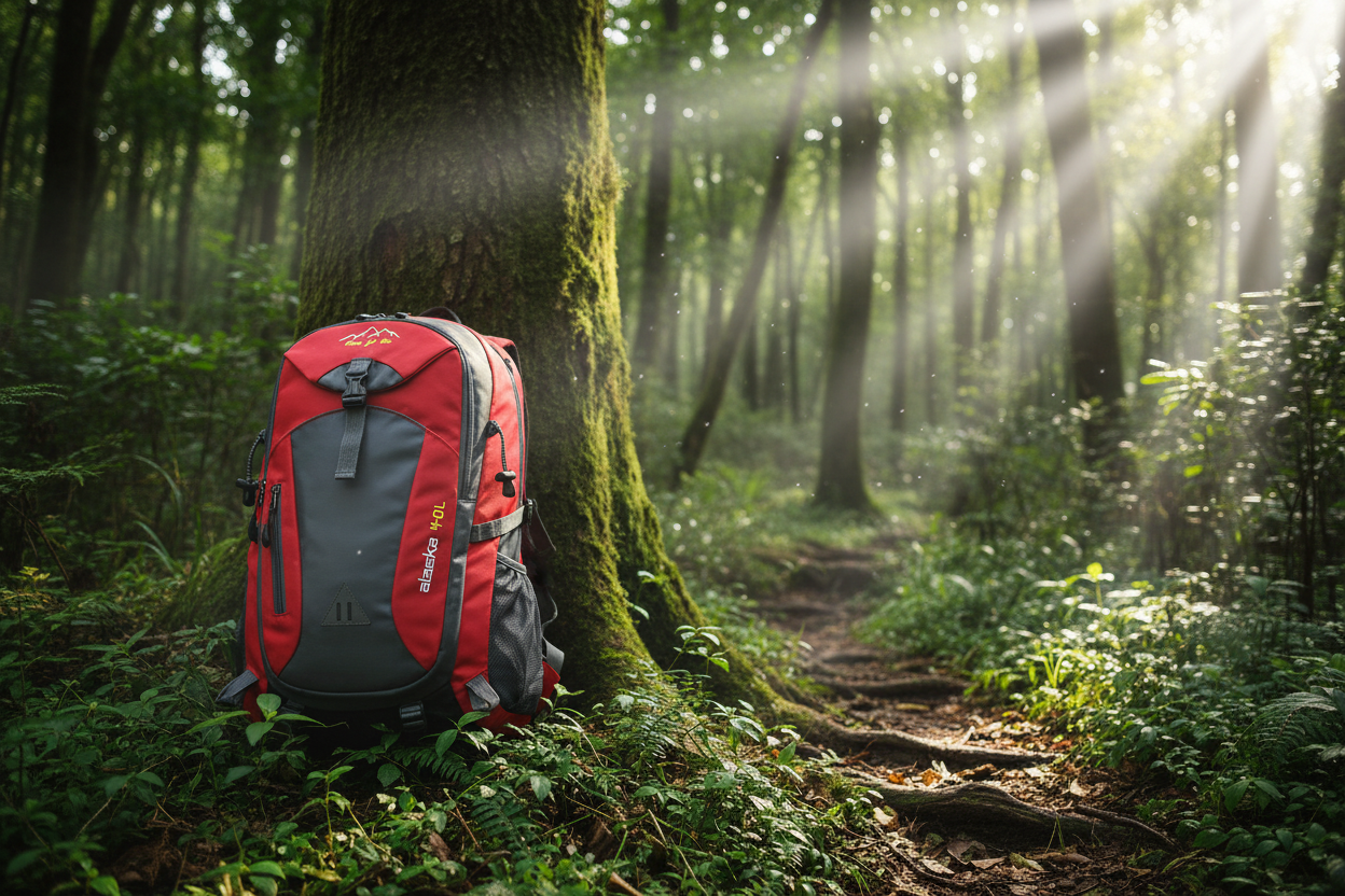 Sac rouge 40L forêt dense