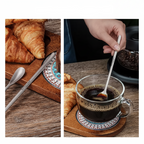 Tasse café cuillère sans texte