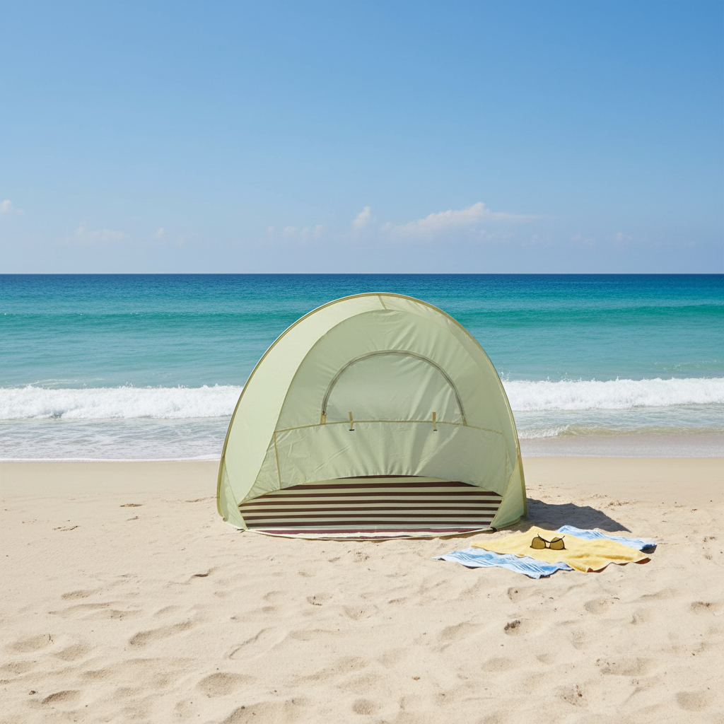 Tente plage - bord de mer