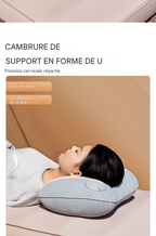 Oreiller Gonflable Portable Ultraléger de Camping, Voyage, Randonnée