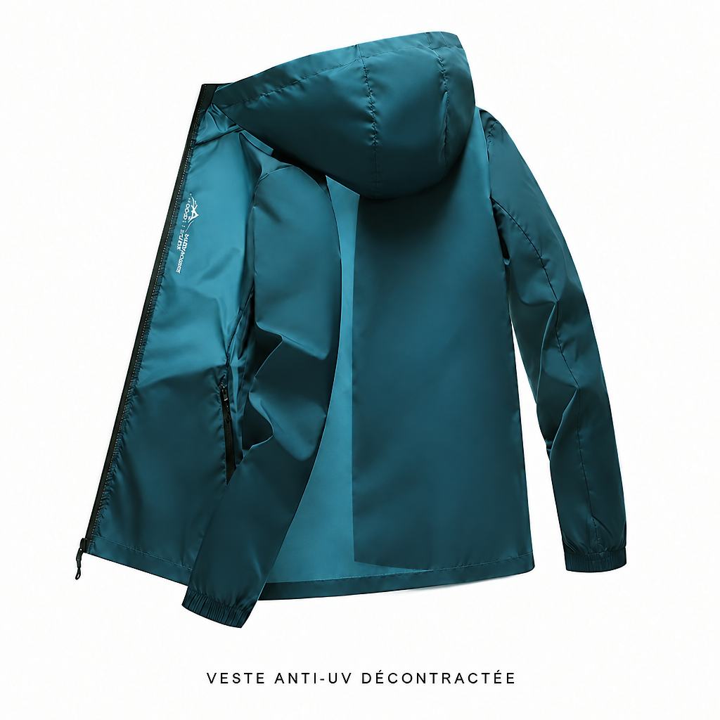 Veste anti-UV sans l'écriture dans le dos