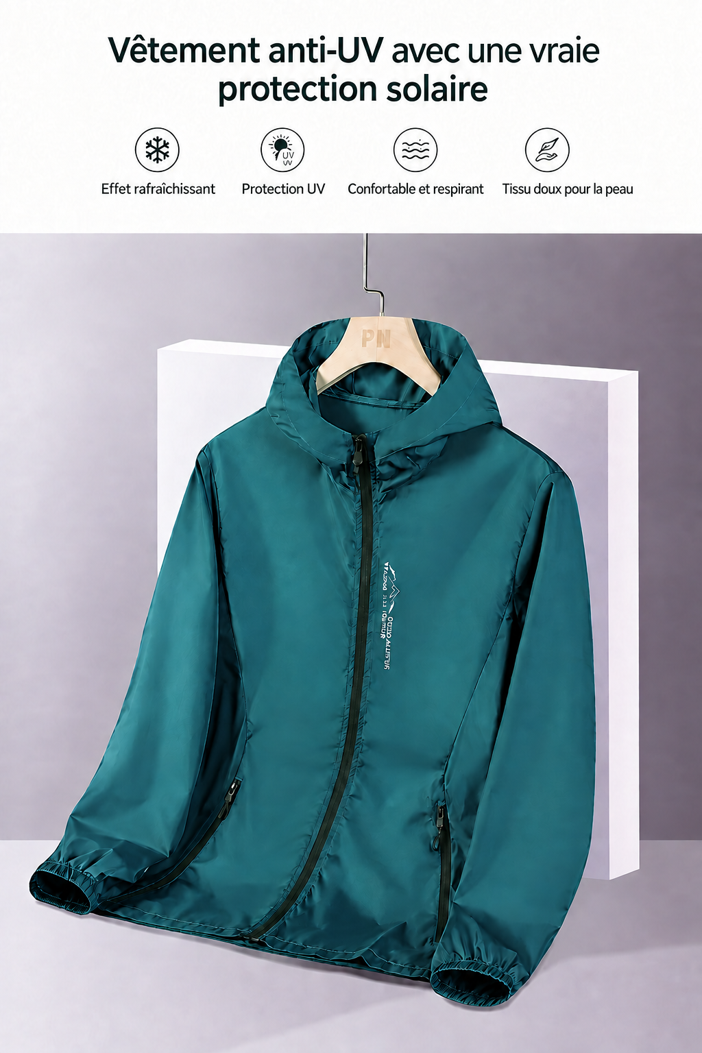 Visuel veste anti-UV sans les gros titres